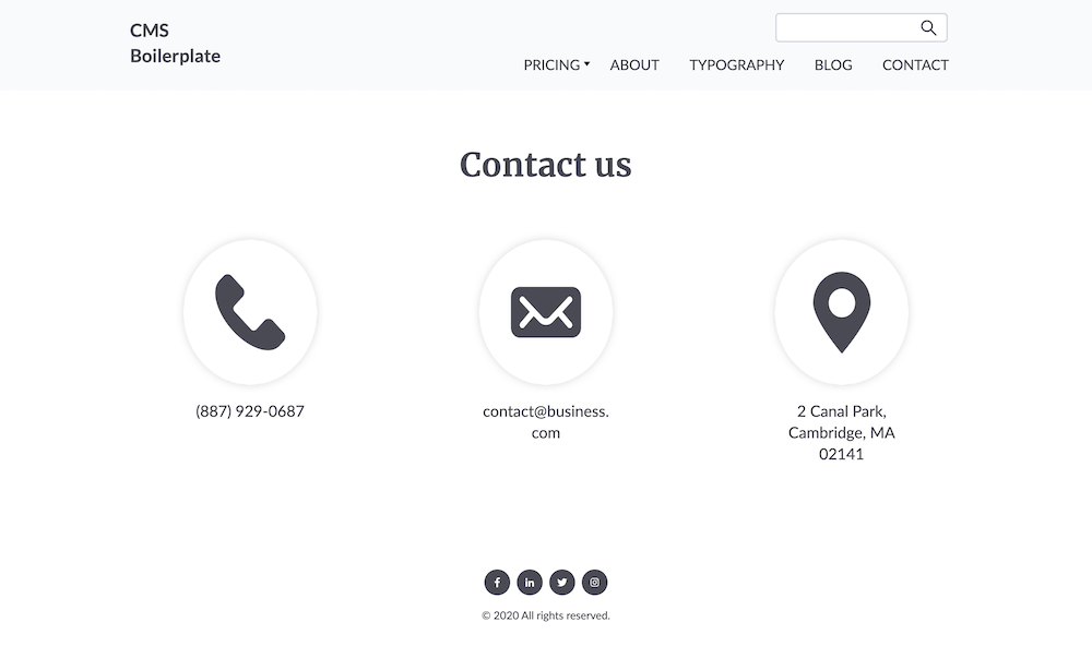 contact